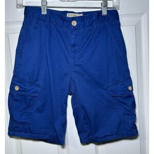 Lucky Brand Youth Boys Cargo Shorts Royal Blue Size 12 NWOT